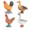 Alimentar Frango Fazenda Modelo Divertido De Bicar Arroz Galo Galinha Pintinho Alimentar Frango Agricultor Mulher Mão Decoração 122854