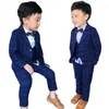 Dräkter toppkvalitet blomma pojkar bröllop kostym gentleman barn formell smoking klänning barn fest prestationsdräkt 230608