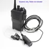 Fone de ouvido Walkie Talkie Tubo acústico oculto para rádio Yaesu Vertex VX-231 VX-230