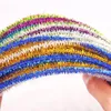 Articles de fantaisie tiges de chenille auto-adhésives Wiggle pour fournitures d'art bricolage