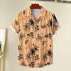 T-shirts pour hommes T-shirt de plage à la mode Absorbant la sueur Hommes Pocket Banana Printing Male Dress Up
