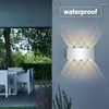 Lampe murale LED moderne minimaliste Light extérieur étanche jardin d'escalier intérieur