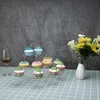 Jewelry Boxes Transparent Removable Acrylic Cake Display Stand for Party Round Cupcake Holder Bakeware Wedding Birthday Decoration 230609