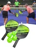 Tennisracketar pickleball paddel racket set popplar nonslip pick ultra kudde racquet med 4 bollträning för barn alduld 230608