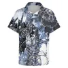 Men's Casual Shirts Modern Men's Printed T-Shirt Creative Short Sleeve Shirt For Unique Look