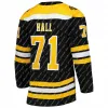 Anpassade män kvinnor ungdom Bostonbruinsjersey 88 David Pastrnak 63 Brad Marchand 71 Taylor Hall 73 Charlie McAvoy Hockey Jerseys Black White Yellow