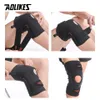 Genouillères coudières AOLIKES Spring Support Running Basketball Randonnée Compression Absorption des chocs Respirant Ménisque Protecteur 230608