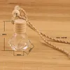 Partihandel 6 ml bil parfymflask hänge essentiell olja diffusor luftfräschare wqphb