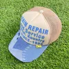 Kapital Hats Denim Color Matching Letter Printing Ball Caps Sun Shading Trend Casual Truck Hat