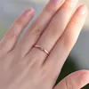 Cluster Rings Boho Women Small Real 925 Sterling Silver Ring Fashion Rose Gold Stackable Vintage Party Wedding For