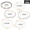 Bracelets à maillons 6PCS Of Set Bohème Vent Bijoux Dames Simple Tempérament Mode Amour Pentagramme Lune Bracelet