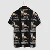 Chemises décontractées pour hommes Furet Lovers Shirt I Love Furets Beach Loose Hawaii Cool Blouses Short Sleeve Custom Oversized Clothing