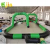 26ft Commercial PVC Uppblåsbar stötfångare bil Go Kart Track Uppblåsbar Go karts race track för barn inomhus utomhus kul