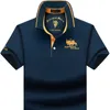 Heren polo's heren poloshirt korte mouw t-shirt zomer revers losse grote maat halve mouw t-shirt topkleding 230609