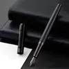 Fountain Pens Hero Black Forest Pen Fine Eff Nib Classic Design z metalową konwerterą materiał ze stali nierdzewnej pisanie 230608