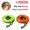 Dog Collars Leashes Heavy Duty Large Big Long Leash 12M 3M 5M 10M 15M Anti Skid Reflective Green Orange Pet Training Traction Rope Z0609