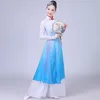 Vêtements de scène Style chinois Hanfu Costumes de danse classique adulte femme Fan Yangko vêtements de Performance nationale