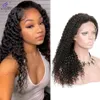 Hair pieces Curly Wave Human Lace Frontal 13 4 13 6 Front 150 Modern Show Brazilian For Black Woman 230609