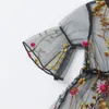 Девушка одевается детские малышки девочки весна лето цветочное хлопковое принт с длинным рукавов рукавов маленький персонаж набор шестимесячной одежды