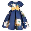 Meisjes Jurken Zomer Kinderen Bloem voor Kerst Kinderkleding Jurk Prinses Brithday Bruiloft Baby Meisje Met Strik 230608