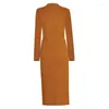 Work Dresses Janeyiren Fashion Runway Autumn/Winter Slim Dress Set Women Single Button Long Sleeve Coat Skirt 2 Piece