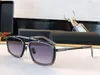 Silver Dark Grey Square Pilot Solglasögon Män Sunnies Gafas de Sol Sonnenbrille Shades UV400 Eyewear With Box
