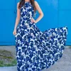Family Matching Outfits 2023 Women Girls Strapless Long Maxi Dress Floral Print Mother Daughter Elegant Party Vestidos Look 230608