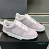 2023-kvinnor lyxiga casual skor sneakers designer damer trendiga populära modesportskor mocka barnskin bokstav andas mesh designer märke skor