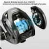 Baitcasting Reels JOHNCOO ARES Baitcasting Reel Aluminum Frame Saltwater Fishing Reel 6.3 1 Gear Ratio 12kg Max Drag Low Profile Baitcast Reel 230608