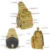 Outdoor Bags Tactical Sling Bag Military Hunting Accessori EDC Waterproof Shoulder for Men Cordura Fabric Durable Camping Pack Molle 230608