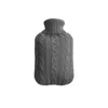Filtar 2l liter stor kvalitet stickning vatten flaska täcker anti-skald varaktig värme filt