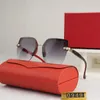 Designer Zonnebrillen voor Heren Dames Luxe Merk Versage Bril Gepolariseerde UV-bescherming Lunette Gafas de sol Shades Goggle Beach Sun Eyewear Model