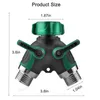 Sulama Ekipmanları Sulama Y Konektörleri 2 Yollu Musluk Bahçe Valfı Hortum Boru Ayırıcı Hızlı Konektör Adaptörü 1 PCS