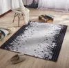 Tapis nordique Super grand INS doux flanelle géométrique noir et blanc tapis épais salon tapis tapis de jeu couverture antidérapante