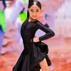 Sahne Wear HC6221 HC713 Uzun Kollu Üstler Lotus Tasarım Çocuk Latin Dans Etek Kızlar Göbek Dans Dans Dans Giyim Peformans Kostümleri