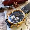 Montres-bracelets MEGIR bracelet en cuir marron luxe hommes montres mode Quartz montre-bracelet marque étanche analogique Sport montre mâle horloge