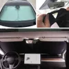 Neu Für Tesla Modell 3 Y X S Auto Frontscheibe Sonnenschutz Fenster Sonnencreme Visier Sonnenschutz Blockiert UV Strahlen schutz Sonnenschirm Coche