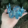 Oggetti decorativi Figurine Ornamenti per statue da giardino Polpo in miniatura con ufficio luminoso Bar da tavolo Scultura decorativa Divertimento da collezione Regalo 230608