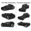 Diecast Model 1 64 Bat Chariot Alloy 6 PCS Set Car Models Toy Metal Motion Body Simulation Film American Batmobile Gifts for Children 230608