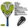 Rakiety tenisowe Wysokiej jakości Padel Racket Series Palas 3 -Wiernikowy Fibre Fibre Board Paddle Eva Face Beach Racquet Bag Vairo 360G 230608