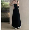 Stage Wear Black Suspender Dress For Women's 2023 Summer Strappy Open Back Spicy Girl Can Be Sent As A Substitute