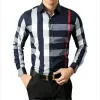 Luxury Designer Men's Shirts Fashion Casual Business Social and Cocktail Shirt Brand Spring Autumn Slimming De mest fashionabla kläderna S-3XL 751110091