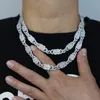 Conjuntos de joias de casamento Iced Out Bling Men Boy Design Infinity Dollar Money Cuban Link Chain Hip Hop Set Pulseira Colar 230608