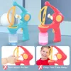 Novelty Games Fan Bubbles Maker Machine Blower Big Bubble Gun Kids Automatic Bubble Machines Cartoon Soap Bubbles Outdoor Toy Gift 230609