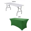 Table Cloth Unique Elastic Tablecloth Colorfast Breathable Protective Cocktail Party Cover