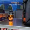 휴대용 스피커 Bluetooth 스피커 Flame Poratable Sound LED Fire Lamp Stereo Speakers Subwoofer