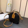 Femmes Mini Sac Rond De Luxe Designer Sac À Main PU Classique Simple Épaule Oblique Straddle Sac Cosmétiques Sacs Mobile Téléphone Caméra Portefeuille En Gros