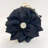 Evening Bags 3D Flower Circular For Women Big Ring Totes Multi-color Clutches Cocktail Fancy Show Party Shoulder Bag