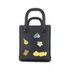 Eva Beach Bag Waterproof Colorful Cartoon Decorative Handbag Travel Storage Bag Hole Bag 230314