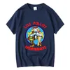 T-shirt da uomo XIN YI T-shirt da uomo di alta qualità100% cotone Breaking Bad LOS POLLOS Chicken Brothers stampato casual divertente maglietta da uomo magliette 230608